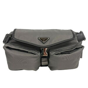 PRADA Gray Fanny Pack